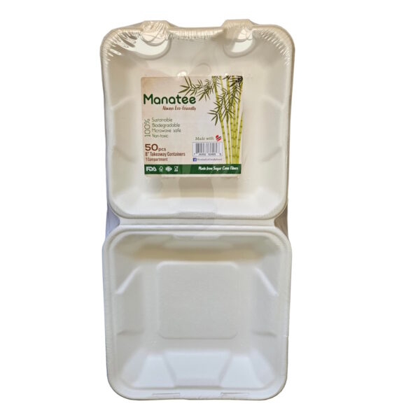 1 Compartment Biodegradable Food Container - Select Color - Image 8