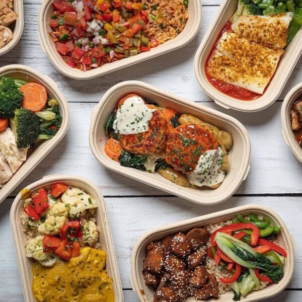 Biodegradable Oval Food Bowl - Image 2