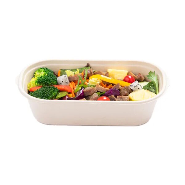 Biodegradable Oval Food Bowl - Image 5